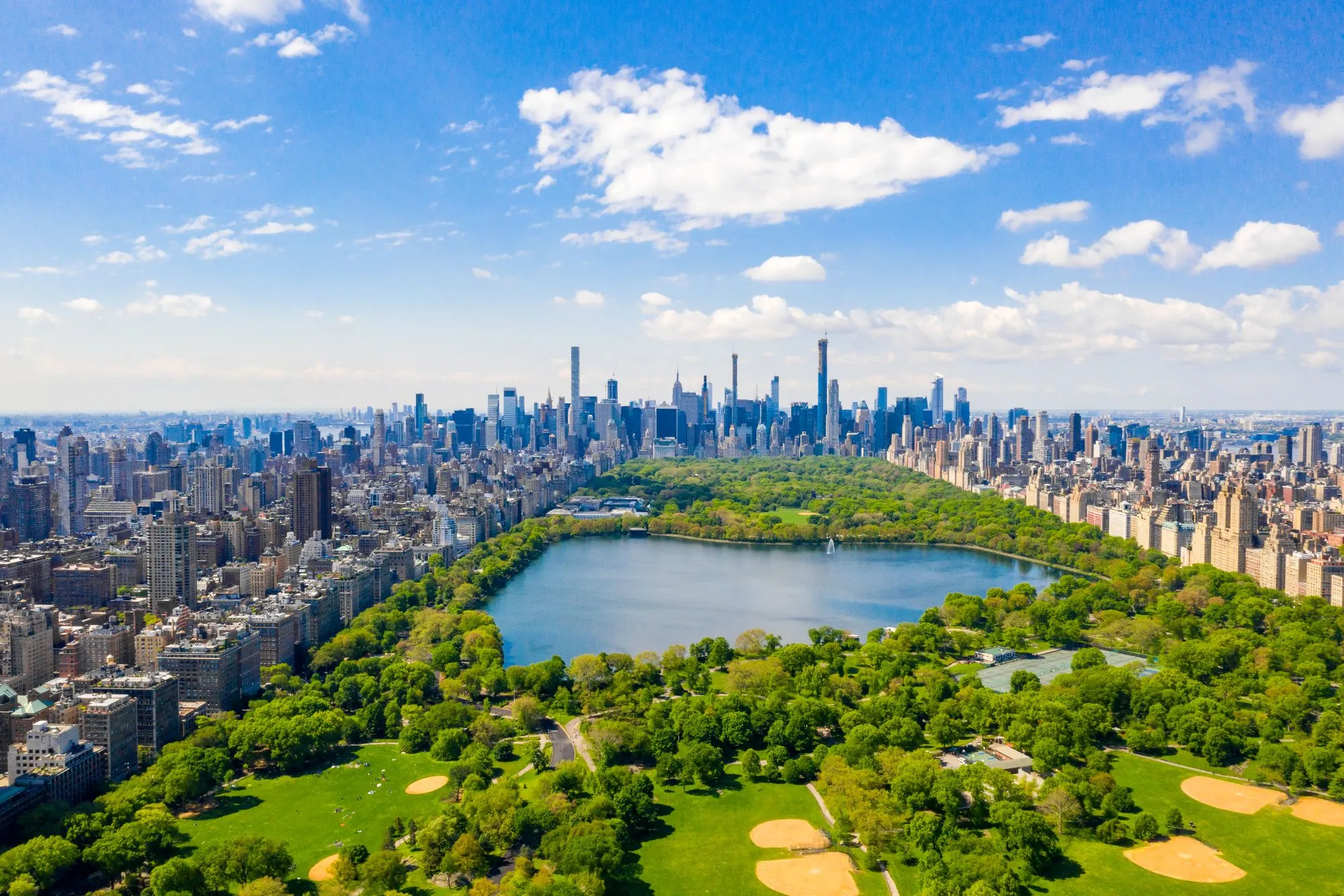 Aerial,View,Of,The,Central,Park,In,New,York,With